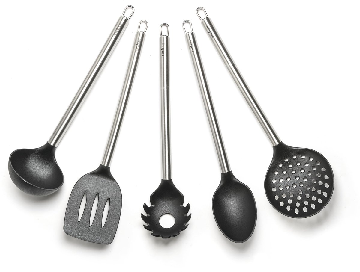 Brunch Time Keukenaccessoires 5-delige set zwart