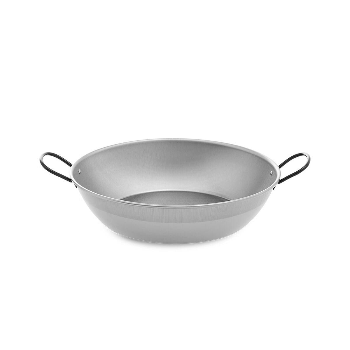 Diepe Pan met Handvat Vaello Gepolijst Staal (Ø 30 cm)