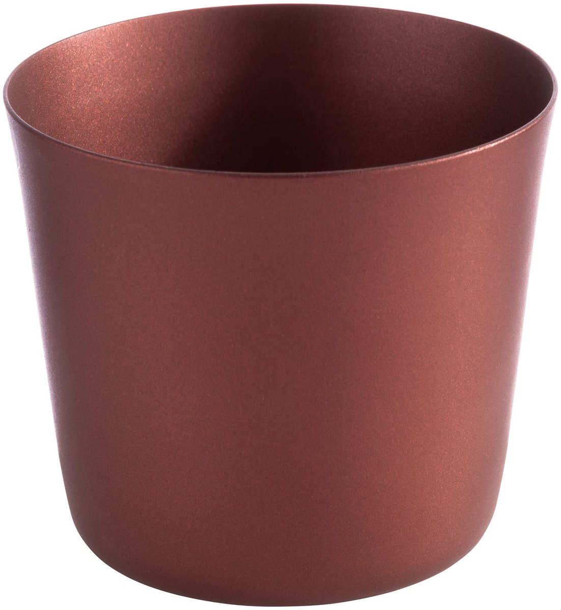 APS kom -LEVANTE- Ø 8,5 cm, H: 8,5 cm roestvrij staal, kleur: koperrood 0,4 liter