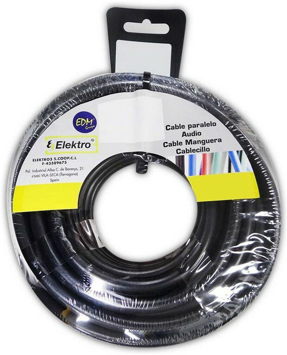 Kabel EDM Zwart 25 m 1,5 mm