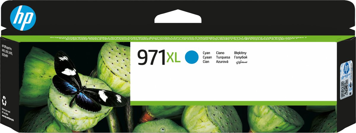 Inktcartridge HP CN626AE 971XL blauw HC | 1 stuk