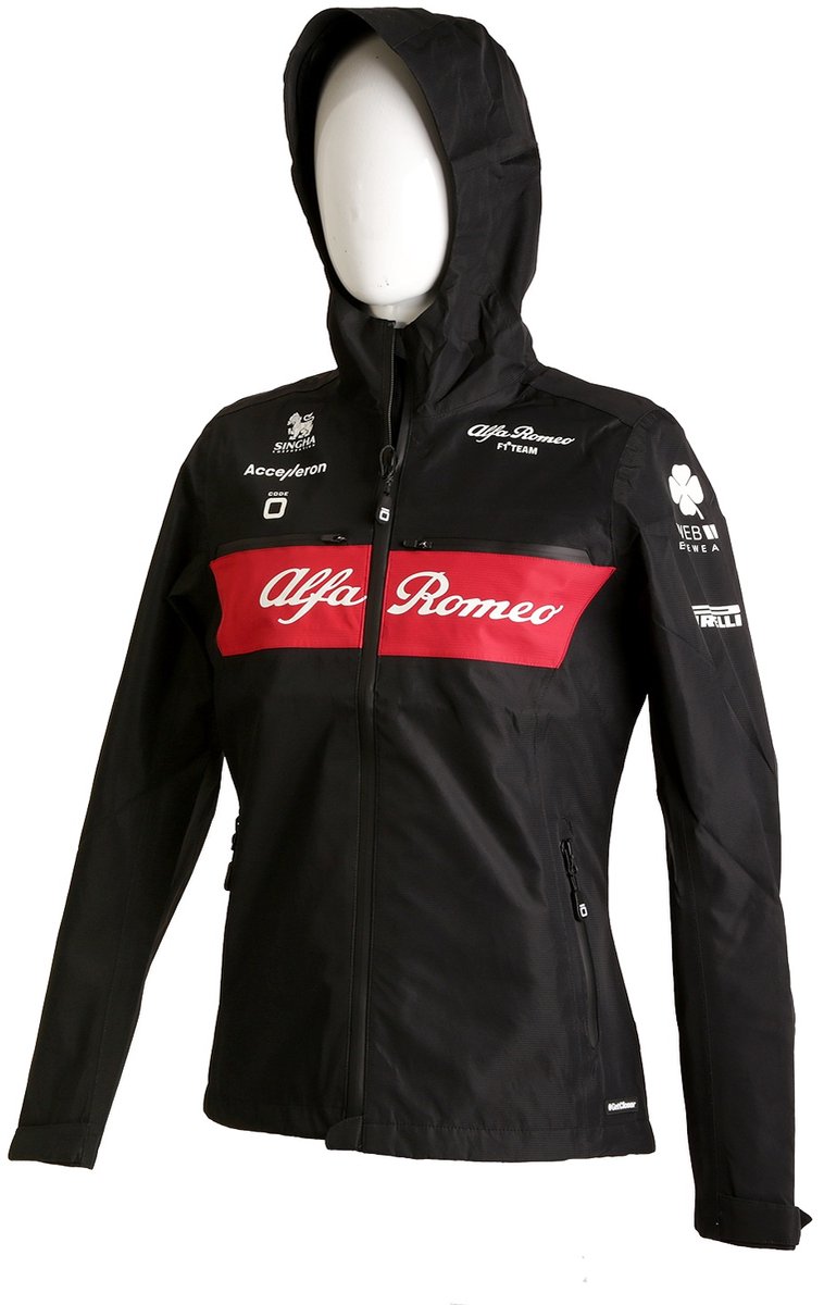 Alfa Romeo F1 Racing Team Regenjas Dames Classic Zwart