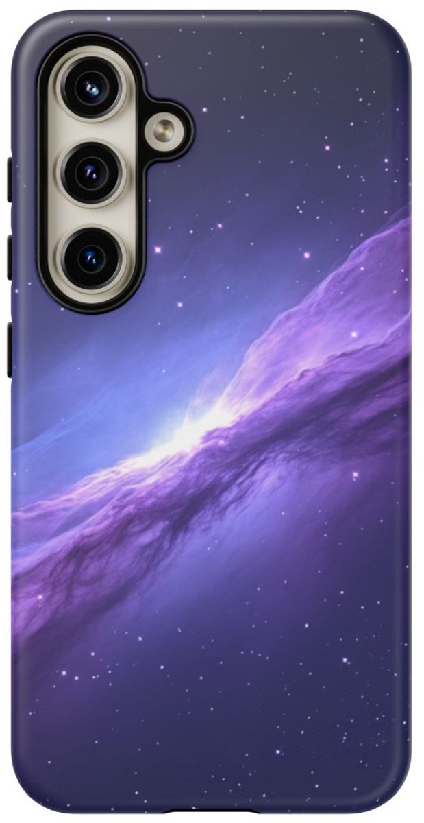 Paarse Kosmische Nevel in de Ruimte – Telefoonhoesje Geschikt voor Galaxy S24