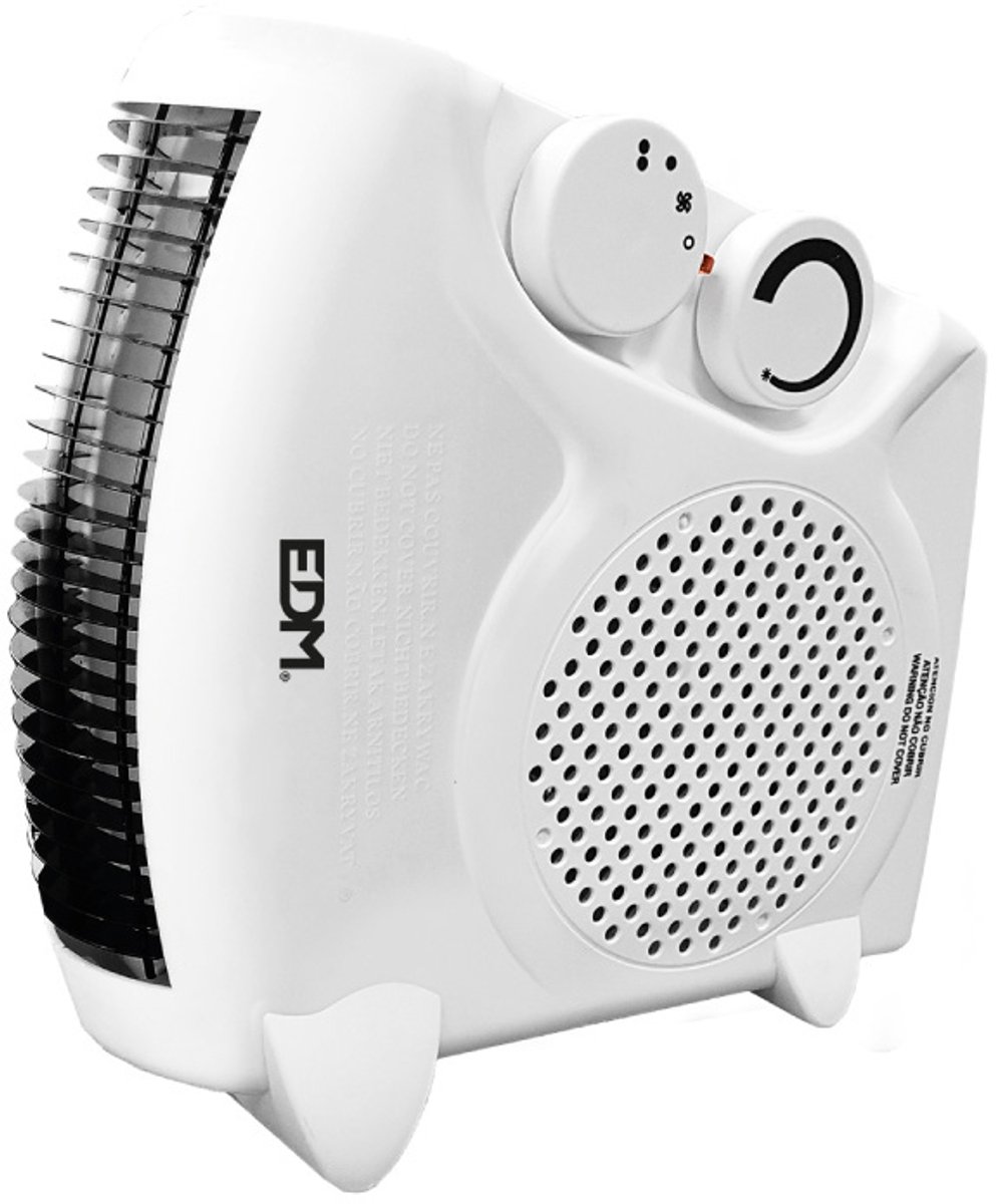 Verwarming EDM Compact Wit 1000-2000 W