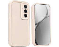 Allecto Plus - Siliconen Schokbestendige Hoesje voor Samsung Galaxy A56 5G - Wit - Verhoogde randen/Versterkte hoeken