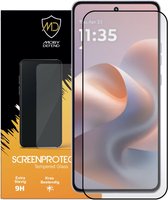 MobyDefend Screenprotector - Geschikt voor Motorola Moto G86 Power - Screensaver Met Zwarte Randen - Gehard Glas