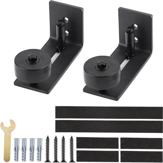 Schuifdeur Bodemgeleiding, 4 Stks Bodemrails Schuifdeur, Onderste Gids Schuifdeur Bodemgeleiding, 4 Stks Bodemrails Schuifdeur, Onderste Gids