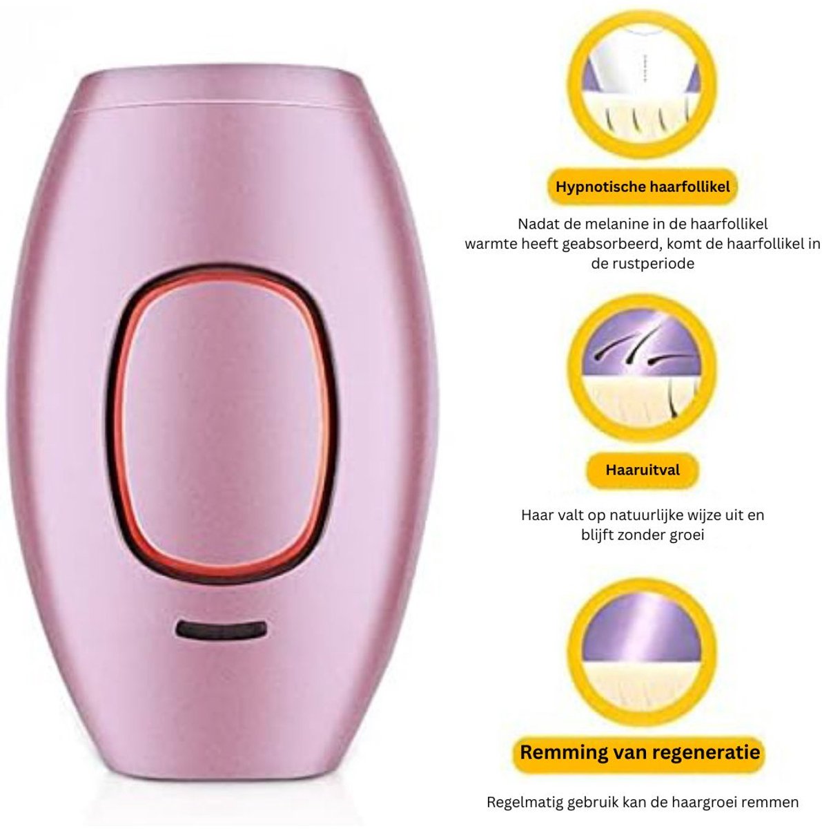 CLVP® Laser Ontharingsapparaat - IPL Ontharing - Mannen & Vrouwen - Wit thumbnail 2