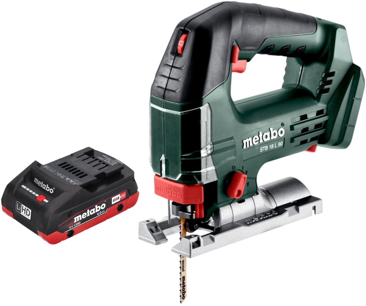 Metabo STB 18 L 90 accu-decoupeerzaag 18 V 90 mm + 1x LiHD accu 4,0 Ah - zonder acculader