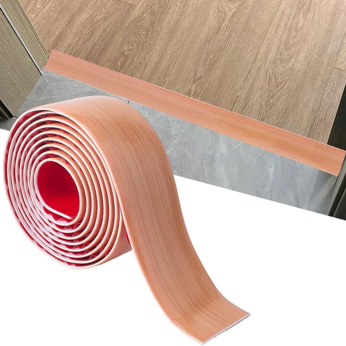 Vloerovergangsstrips - zelfklevend - laminaat - pvc - vloerbedekking - drempel - tapijt - tegels - platte scheidingswand - verbinding - gaten - craspire - Peru