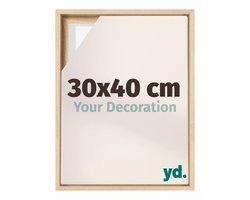 Your Decoration - Baklijst 30x40 cm - Beuken - Baklijst voor Canvas - MDF - Lyon