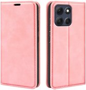 MobyDefend Hoesje - Geschikt voor Motorola Moto G86 - Luxe Wallet Bookcase (Magnetische Sluiting) - Roze