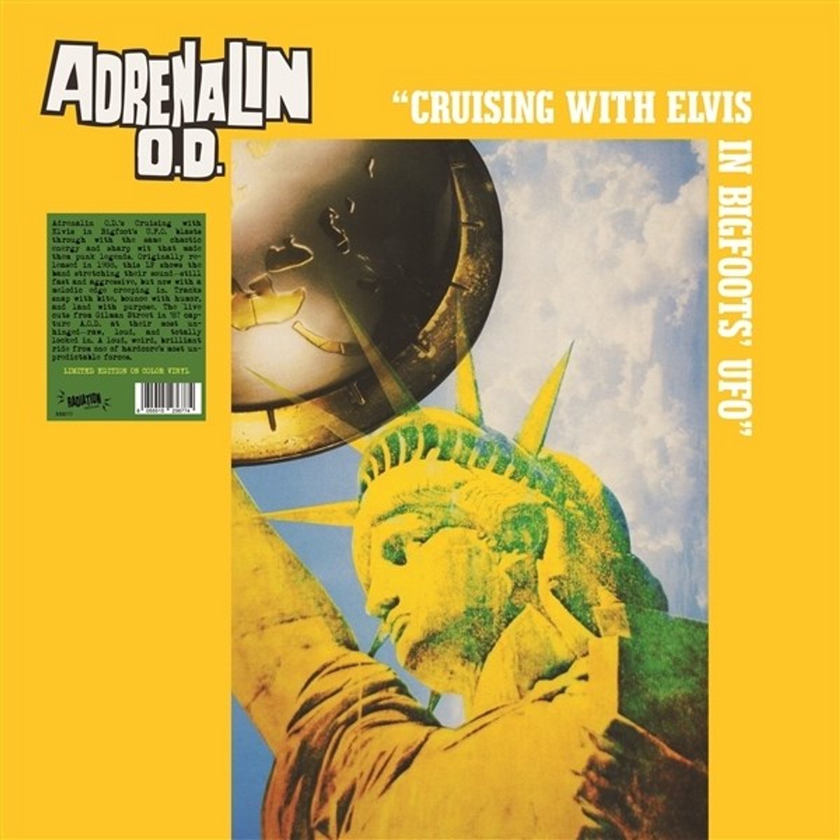 Adrenalin O.D. - Cruising With Wlvis In Bigfoot's UFO (LP) (Coloured Vinyl)