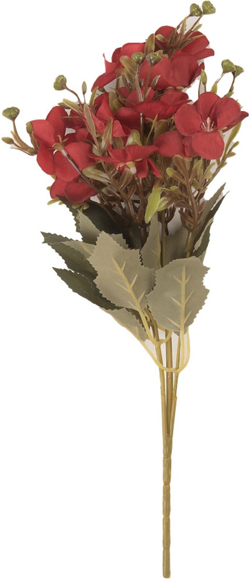 Clayre & Eef Kunstbloem 32 cm Rood Kunststof