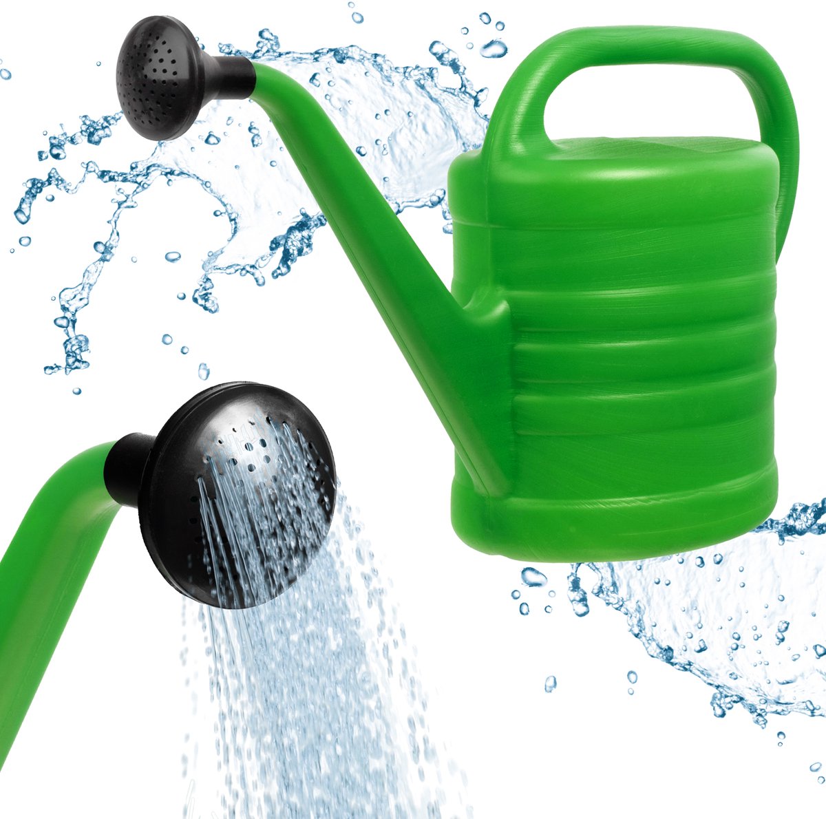 Galicja - Tuingieter - 10L - Groene Plastic - Inclusief Zeef