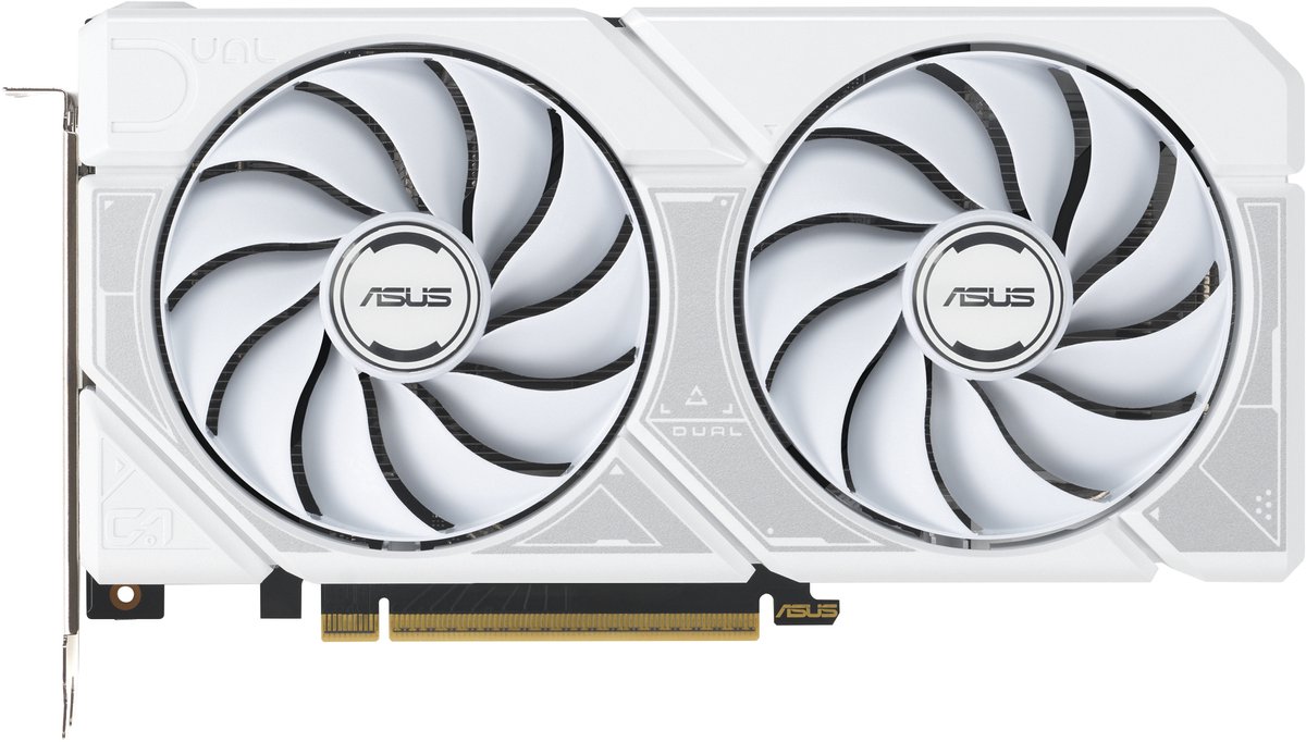 ASUS DUAL GeForce RTX 5060 Ti OC 16G White Edition grafische kaart