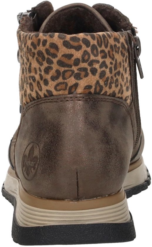 Bottes à lacets Rieker en synthétique marron - Taille 37