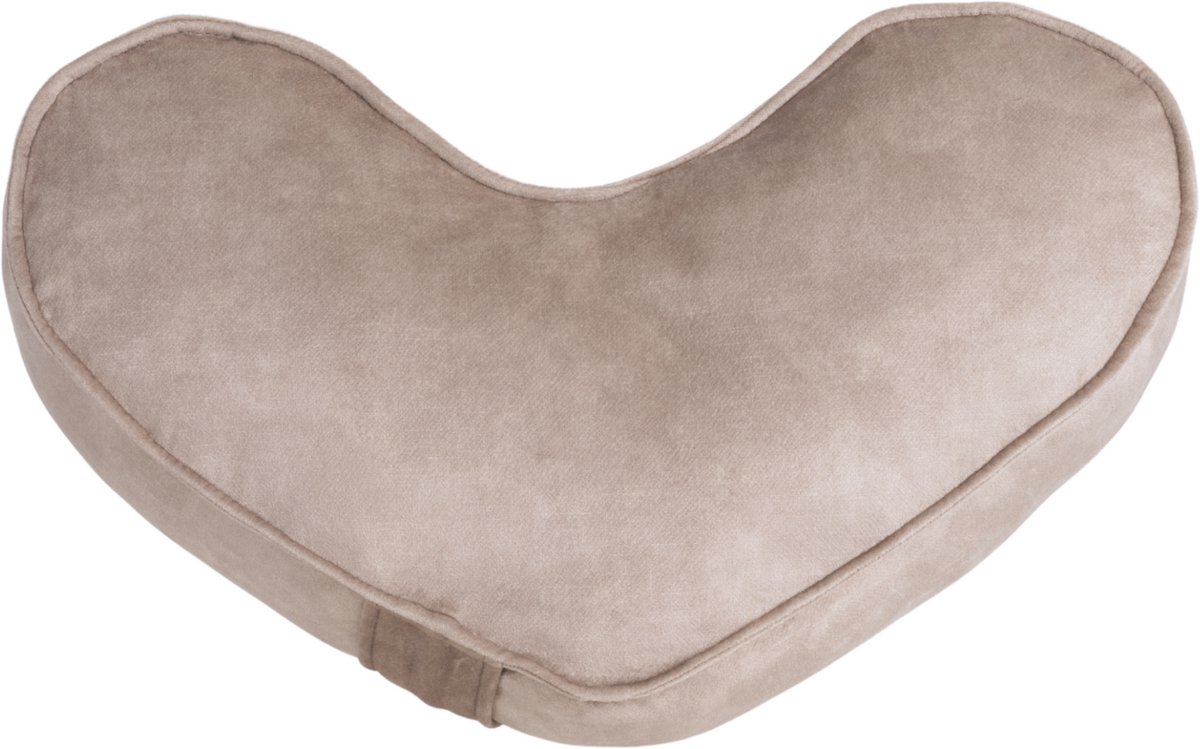 COHOSO® - Meditatie kussen - Zafu - Hart vorm - Kussen - Yoga - Handgemaakt - Beige / Champagne