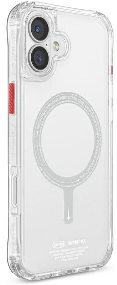 Skinarma Case Saido Voor Iphone 16 6.1 Magnetisch Opladen Transparant