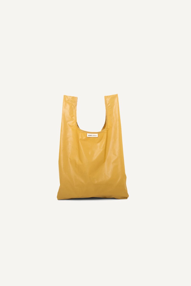 Monk bag • Shopper • Nylon • Mustard - 30 x 55 cm