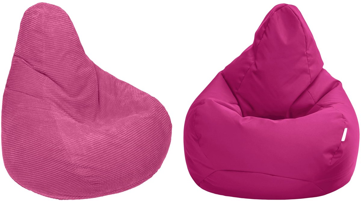 Ibenzoa® Comfortabele en Stijlvolle Gaming Zitzak voor Volwassenen met Rugleuning, Ideaal voor Binnen en Buiten
