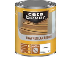 Cetabever - Trappenlak Transparant Mat - White wash - 750 ML