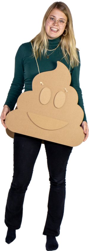 Kartonnen drol verkleedkostuum