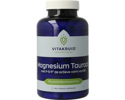 Vitakruid - Magnesium tauraat met P-5-P - 180 Vegetarische capsules