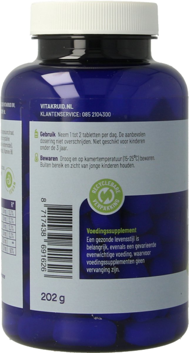 Vitakruid - Magnesium 200 Complex - 90 Tabletten — afbeelding 7