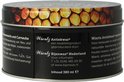 Zwarte blik met 'Wiertz Antiekwas', 'Bijenwas Nederland' en 'Inhoud 380 ml e'.