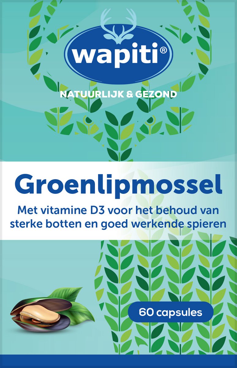 Goedkoopste Wapiti Mossel Extract - 60 Capsules - Voedingssupplement