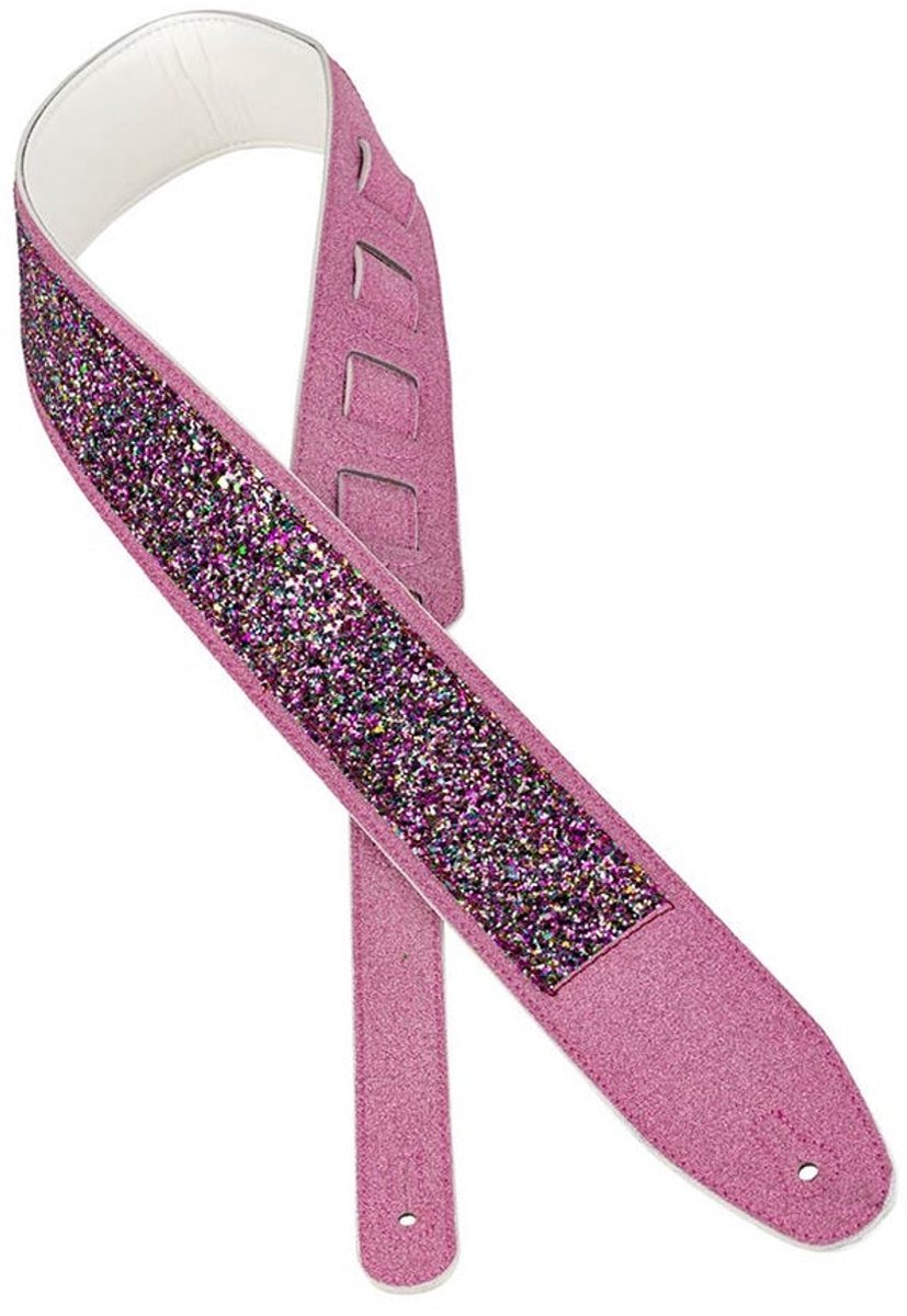 Gaucho GST-250-PK Sparkling Series gitaarriem roze