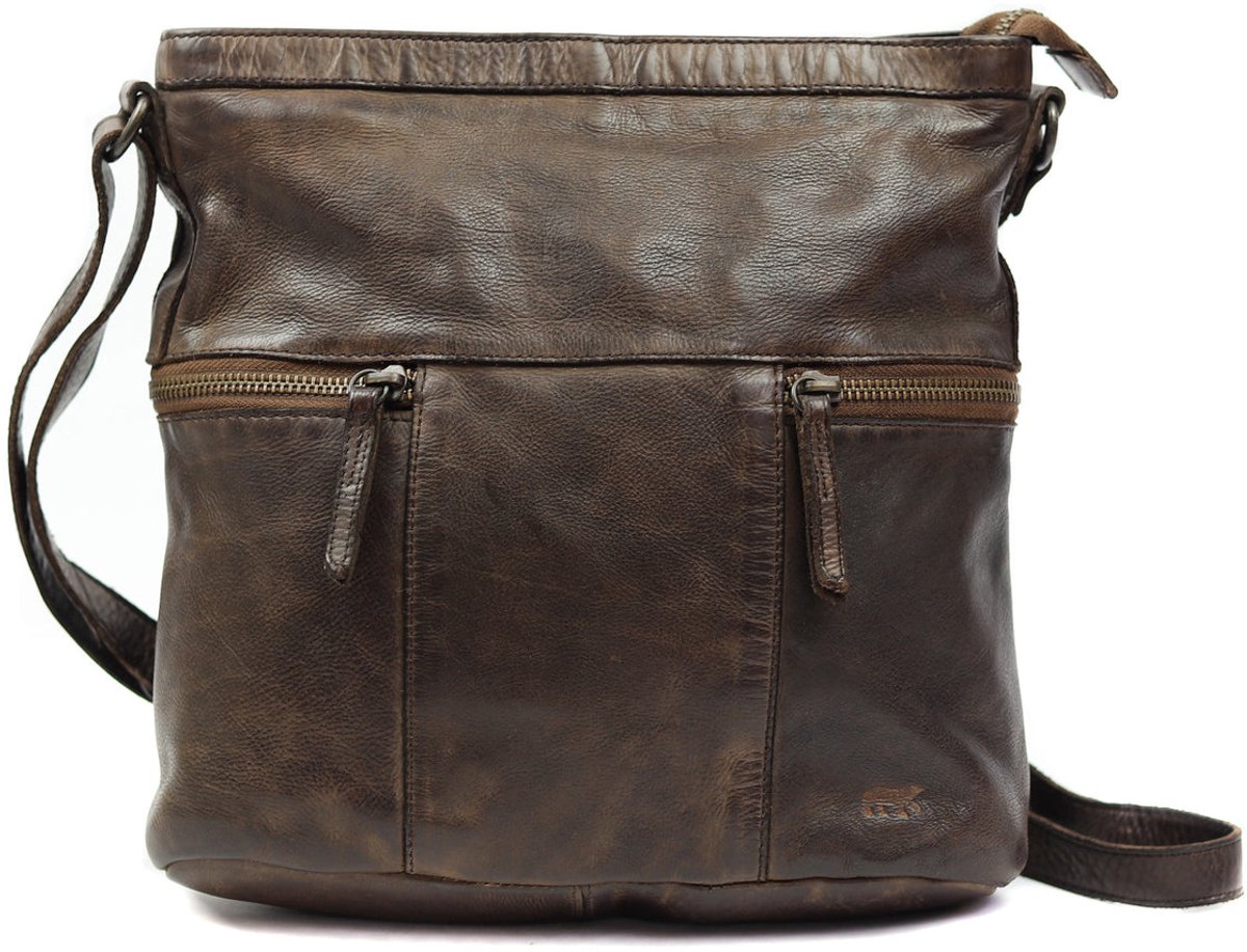 Bear Design Chessi Leren Schoudertas - Bruin