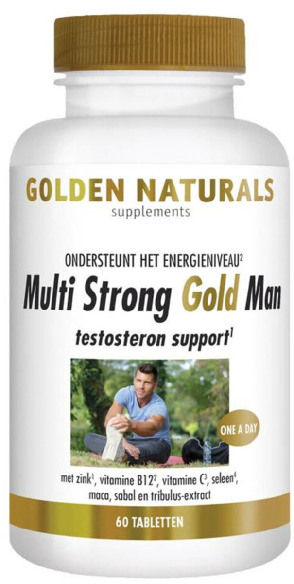 Golden Naturals - Multi Man - 2 x 60 tabletten - Voordeelverpakking
