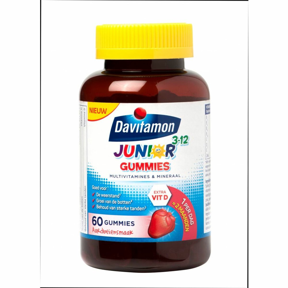 Davitamon - Junior Gummies 3-12 jaar - 4 x 60 gummies - Voordeelverpakking