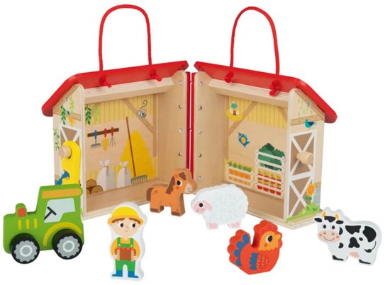 Playtive Draagbaar Poppenhuis – Boerderij
