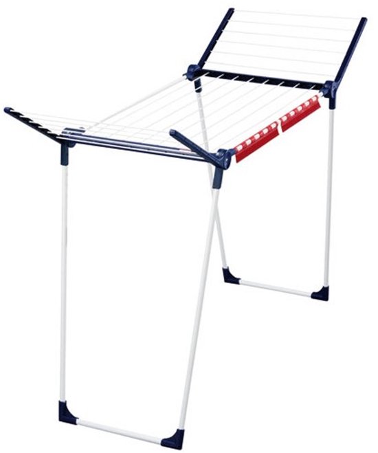 Leifheit droogrek Pegasus 200 Solid - 20 m drooglengte incl. houders voor klein wasgoed