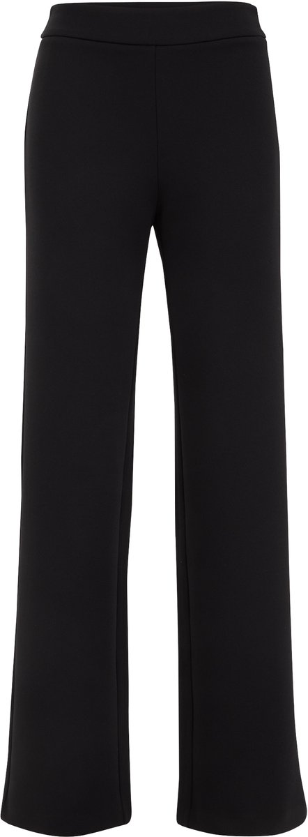 WE Fashion Dames Regular fit jersey pantalon met stretch