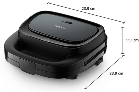 Philips Wafelijzer 3000 Series - HD2332/90 – Perfect Gouden Wafels in een Handomdraai — afbeelding 5