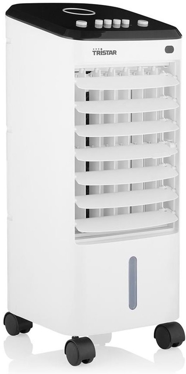 Bol.com Mobiele Aircooler – 3-in-1 Luchtkoeler – Op Wieltjes – Geen Slang Nodig – Tristar AT-5445 – Wit aanbieding
