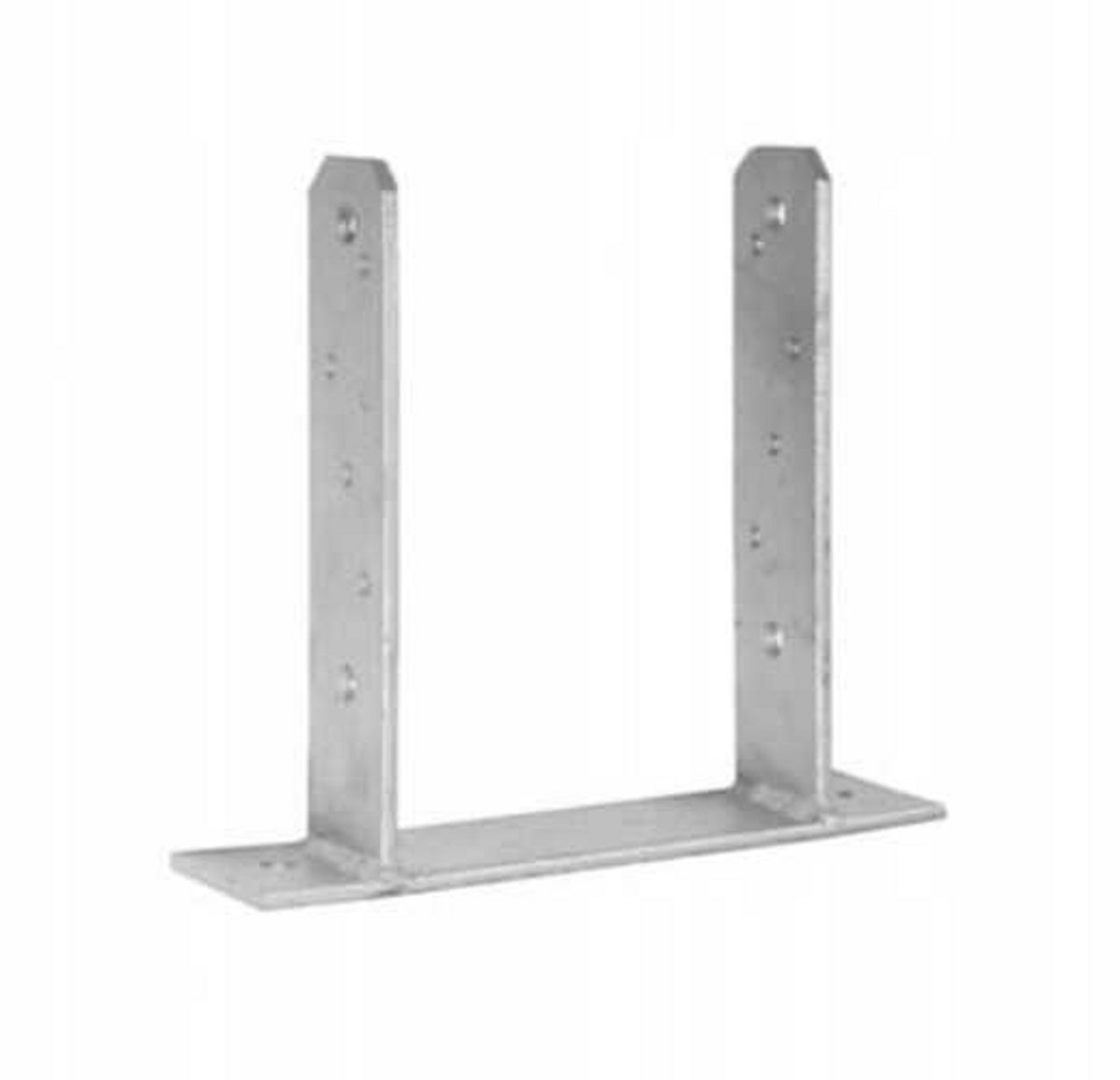 Domax - Grondplaat - 75x200 mm - Verzinkt - Voor Beton