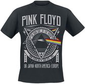 T-shirt Pink Floyd The Dark Side Of The Moon - Tournée 1972 - Taille XXL