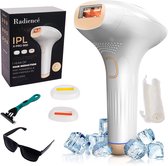 Bol.com Radiencé X-Pro 900 IPL - Laser Ontharingsapparaat - 999.999 Flitsen - Epileerapparaat - 9 Standen - Inclusief scheermesj... aanbieding