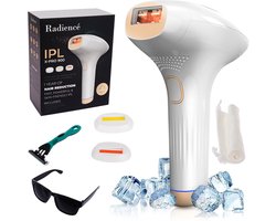 Radiencé X-Pro 900 IPL - Laser Ontharingsapparaat - 999.999 Flitsen - Epileerapparaat - 9 Standen - Inclusief scheermesje en opbergzakje