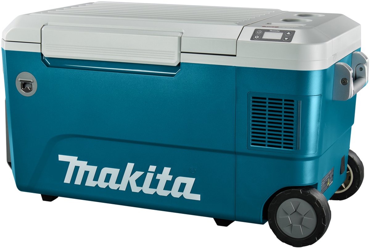 Makita CW002GZ02 | Vries- /koelbox met verwarmfunctie - Olijfgroen - | 50L | Zonder accu&apos;s en lader - CW002GZ02