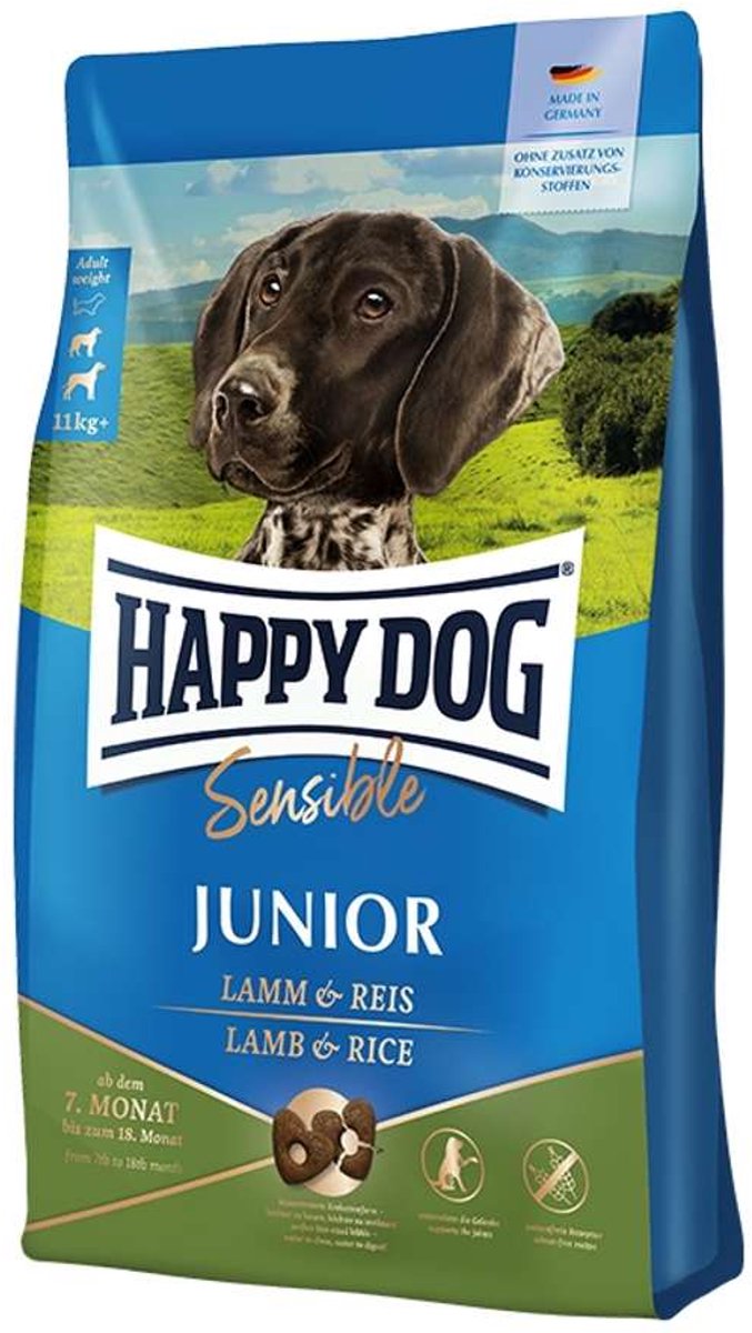 Happy Dog Happy Dog Sensible Junior - Lam & Rijst - 1 kg