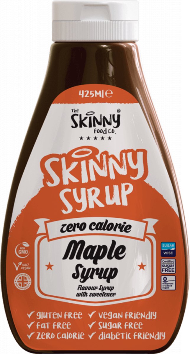 Skinny Foods Skinny Syrup (425ml) Maple - Functionele voeding - Sauzen/Siropen