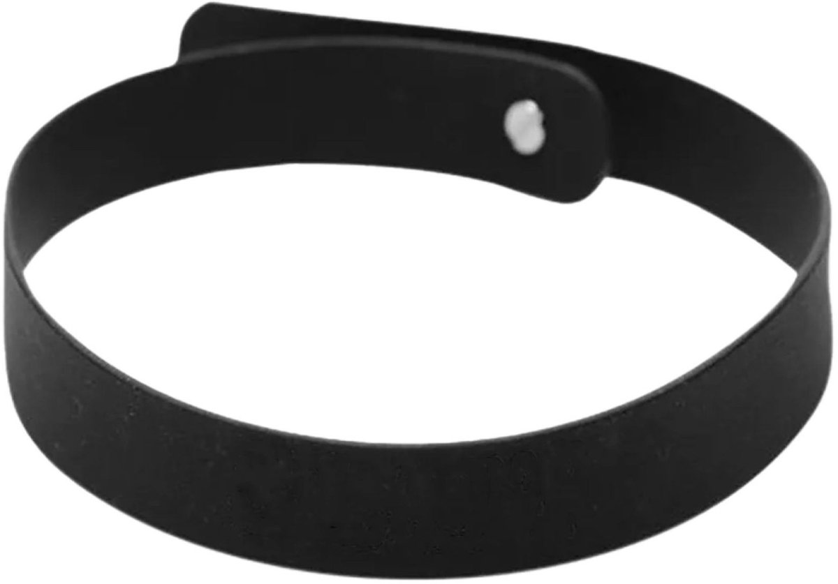 Choker - Siliconen - Zwart