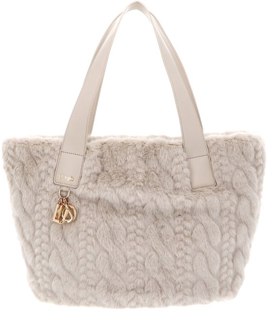 LIU JO sac shopper sac à épaule Verry Tote Bag Neutro écru