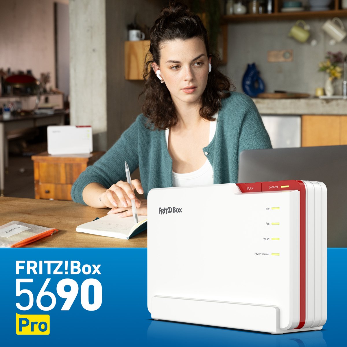 AVM FRITZ!Box 5690 Pro - Draadloze Router - Mesh - WiFi Versterker - Tri-Band - WiFi 7 – foto 5